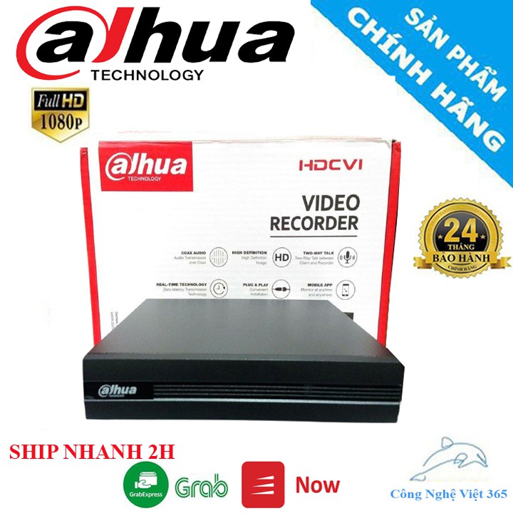 Đầu ghi camera 4 8 kênh Dahua XVR 1A04 XVR 1A08 Chính Hãng Dahua DSS - BẢO HÀNH 24 THÁNG