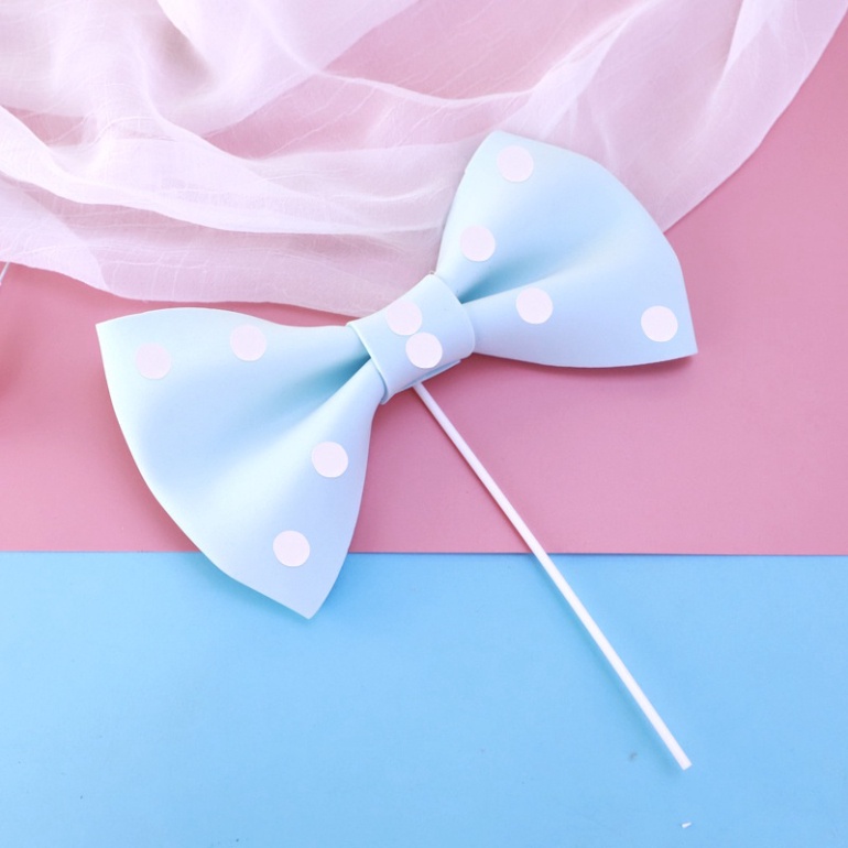 que cắm trí trang trí bánh kem [FREESHIP] nơ trang trí bánh sinh nhật