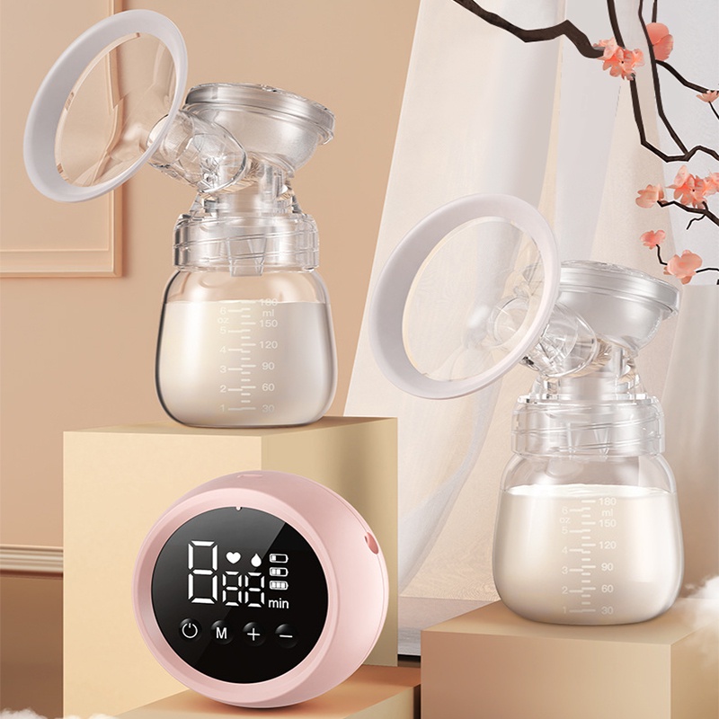 Máy hút sữa điện đôi Cầm tay Máy vắt sữa mới hỗ trợ mẹ bỉm vắt sữa dễ dàng
