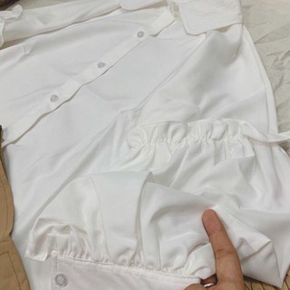 [Giá gốc tận xưởng] áo sơ mi tay bồng cổ sen