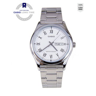 Đồng hồ nam Casio MTP-V006D-7BUDFchính hãng - Dây kim loại - chống nước 50m bảo hành 12 tháng