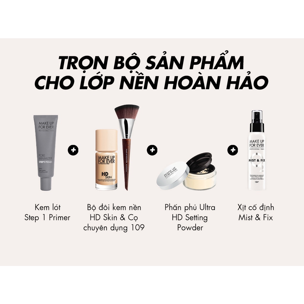 Cọ trang điểm Make Up For Ever HD Skin Foundation Brush N109 - Nhập khẩu độc quyền từ Pháp