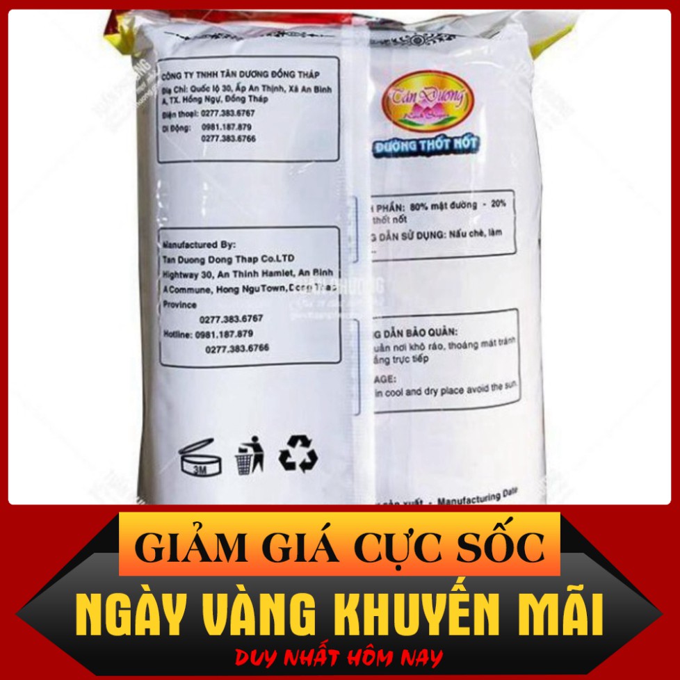 Giảm Giá Đường Thốt Nốt Tân Dương 1kg ( Gói ) -Shop Uy tín