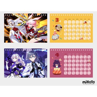 [miHoYo Official x Yamete Shop][Order] Lịch Để Bàn 2019 Honkai Impact 3