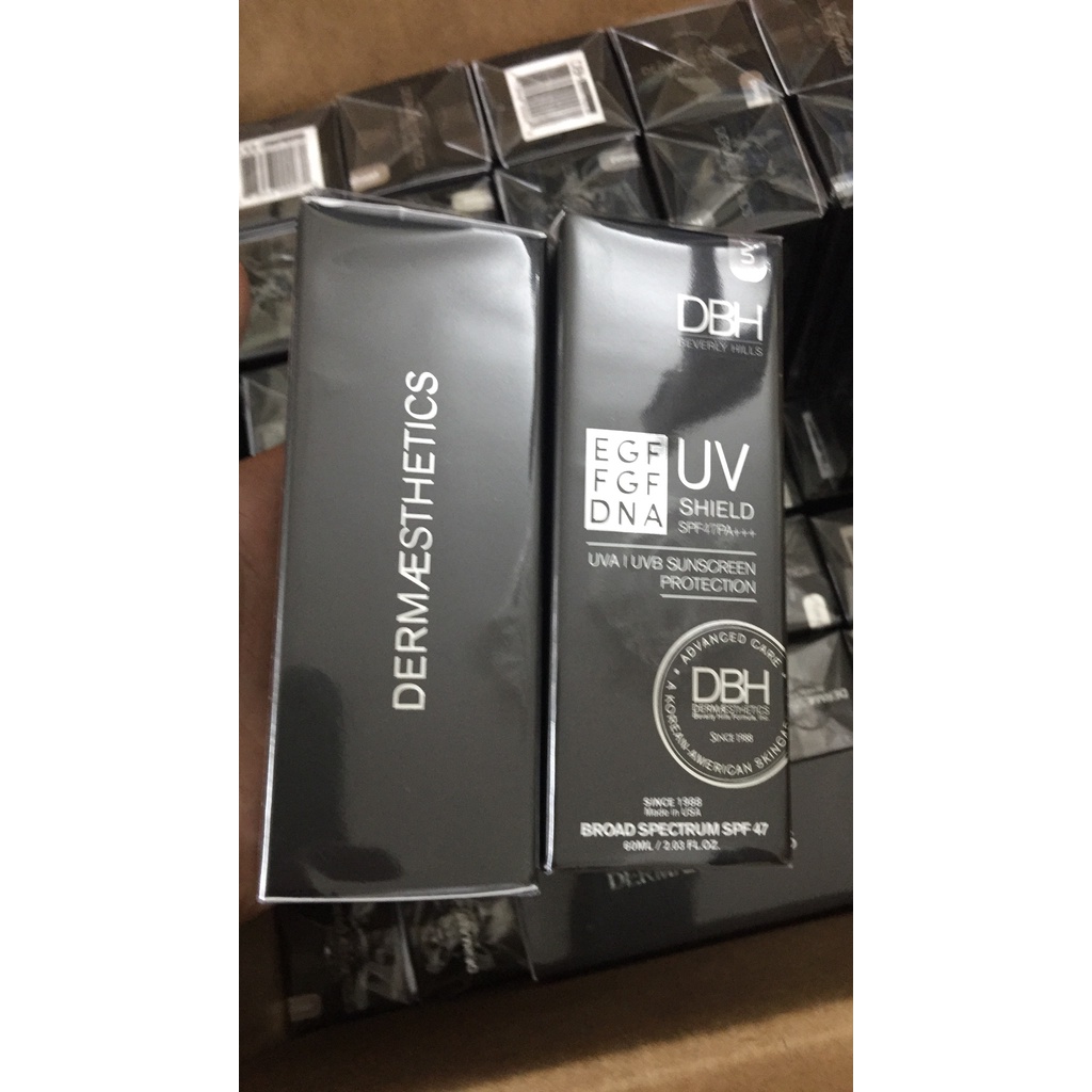 Kem Chống Nắng DERMAESTHETICS DBH EGF FGF DNA UV Shield 50+ 60ml-kcn DBH Mờ Thâm Nám Tàn Nhang Trắng Sáng Da