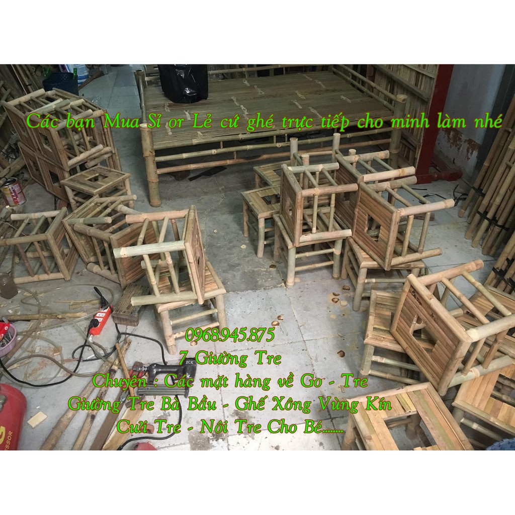 Bộ ghế xông vùng kín