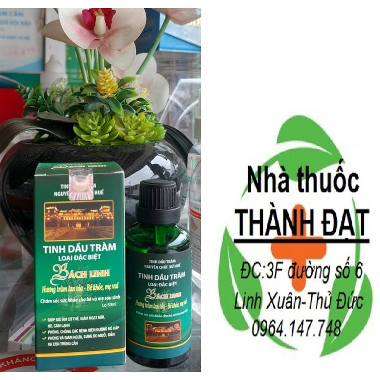 TINH DẦU TRÀM BÁCH LINH TIÊU THỐNG 50ml