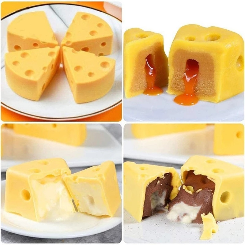 Khuôn Silicone Tạo Hình Phô Mai Làm Bánh/Chocolate &amp; Muffin/Khuôn Cắt/Trang Trí Bánh Kem/Bánh Kem/Kẹo