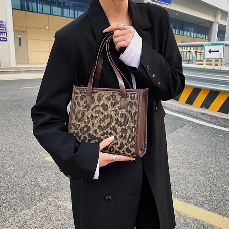 IELGY Túi tote Đeo Vai Cầm Tay In Họa Tiết Thời Trang Cho Nữ