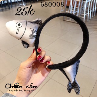 Băng Đô Cài Tóc Hình Củ Cà Rốt, Hình Con Cá Đáng Yêu
