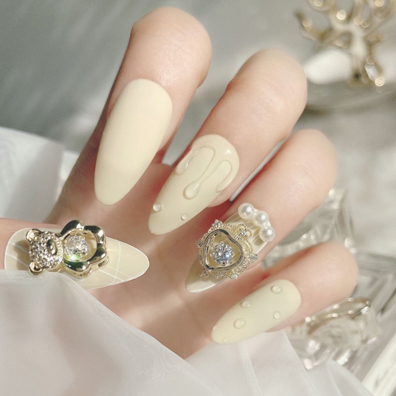 Phụ Kiện Đá Trang Trí Móng Tay Hình Mèo Kitty Xinh Xắn