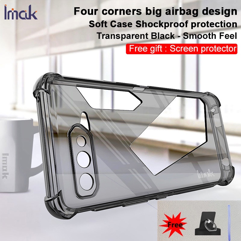 Ốp Điện Thoại Silicone TPU Mềm Trong Suốt Chống Sốc Imak Cho ASUS ROG Phone 5/5 Pro/5s/5s Pro/5