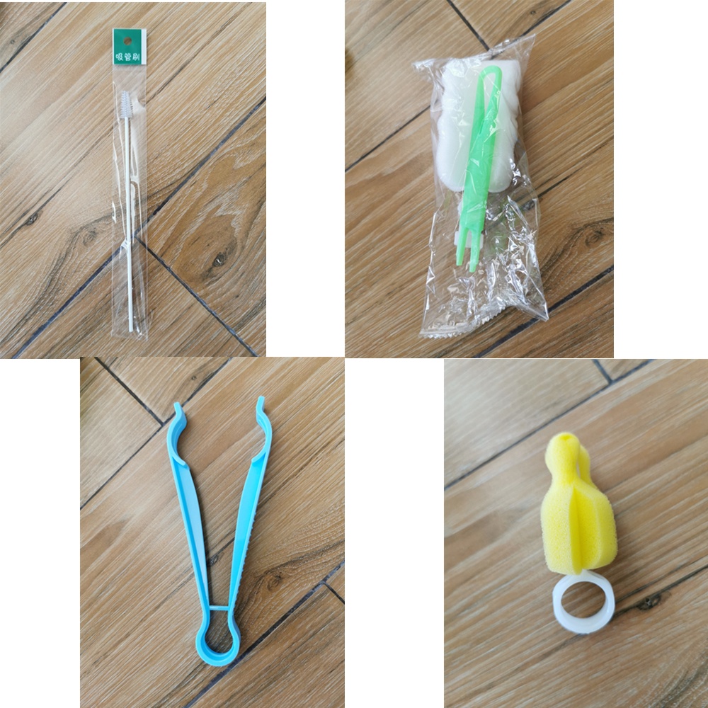 Set 4 Dụng Cụ Vệ Sinh Bình Sữa Em Bé