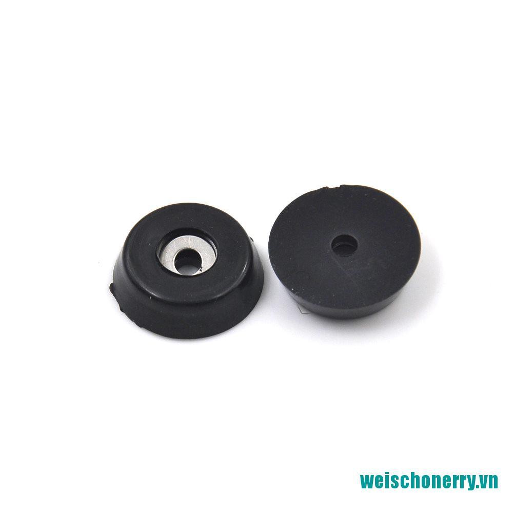 Weischoenrry◑Set 20 Miếng Cao Su Lót Chân Bàn Ghế Tiện Lợi