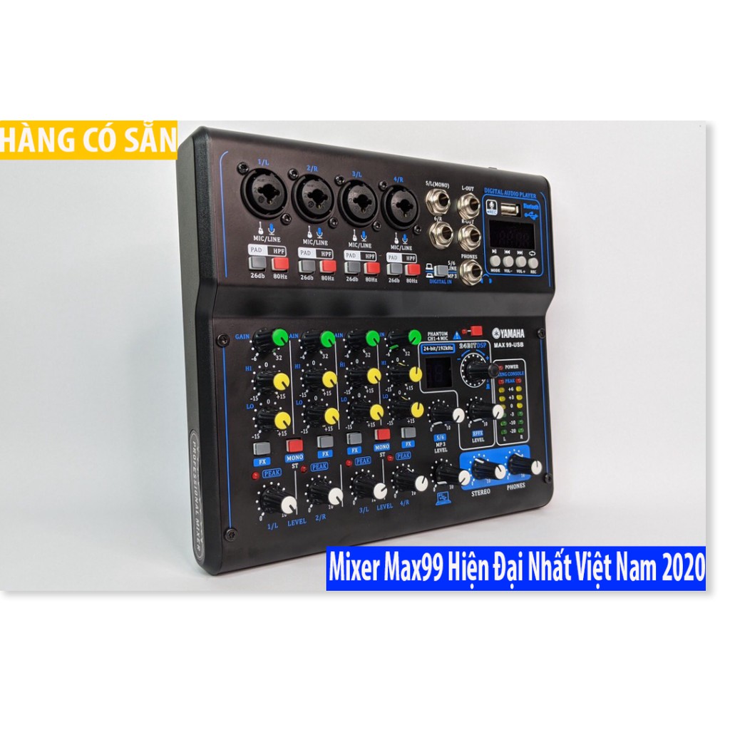 [HOT NHẤT HIỆN NAY]🎼️BỘ MIXER YAMAHA MAX99 - MIXER Tích Hợp 16 Chế Độ Vang Số  Âm Thanh Chuyên Nghiệp  Mixer MAX99 Tích