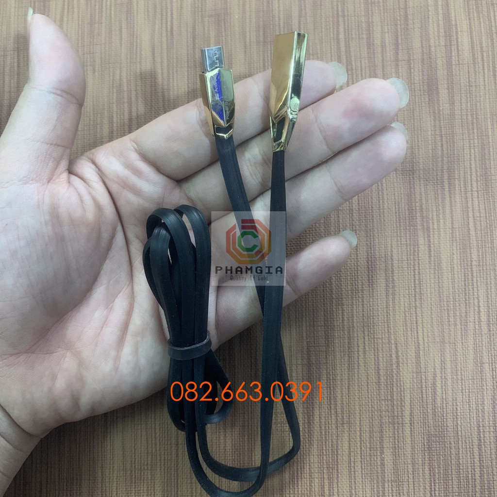 dây cáp sạc dòng cho android (samsung, oppo, vivo, vsmart, xiaomi ...) thiết kế hai đầu kim loại siêu đẹp, dây siêu bền