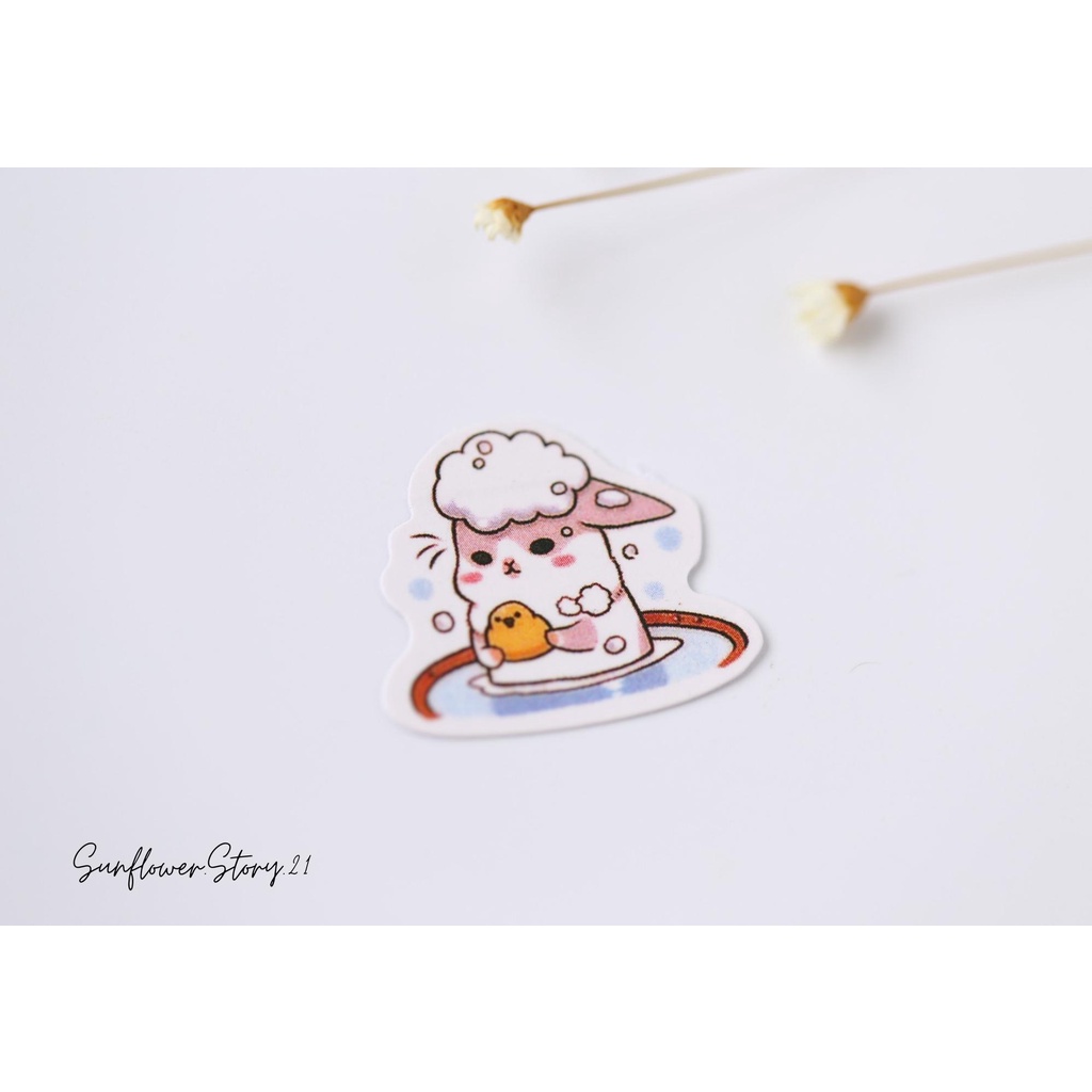 Set 19 miếng sticker dán trang trí hình động vật dễ thương