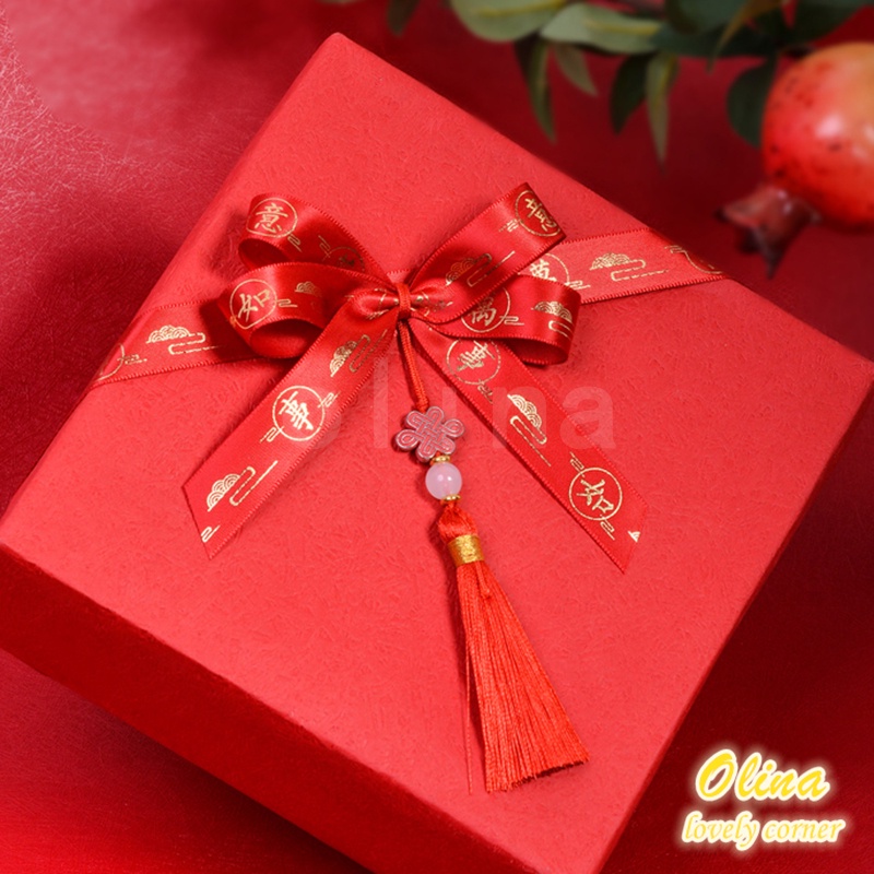 Cuộn Dây Ruy Băng Trang Trí Năm Mới 9Mtres