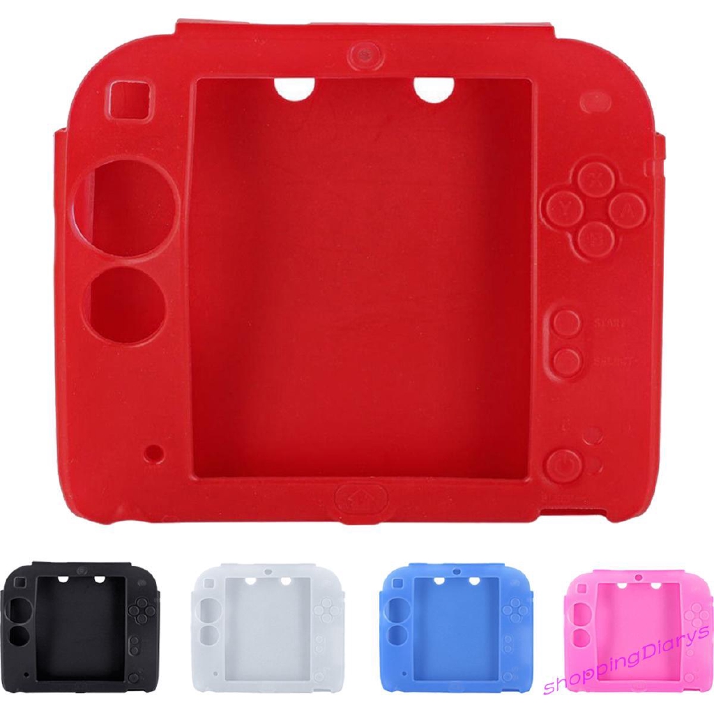 Mềm Ốp Lưng Silicon + Miếng Dán Màn Hình Trong Suốt Cho Nintendo 2ds