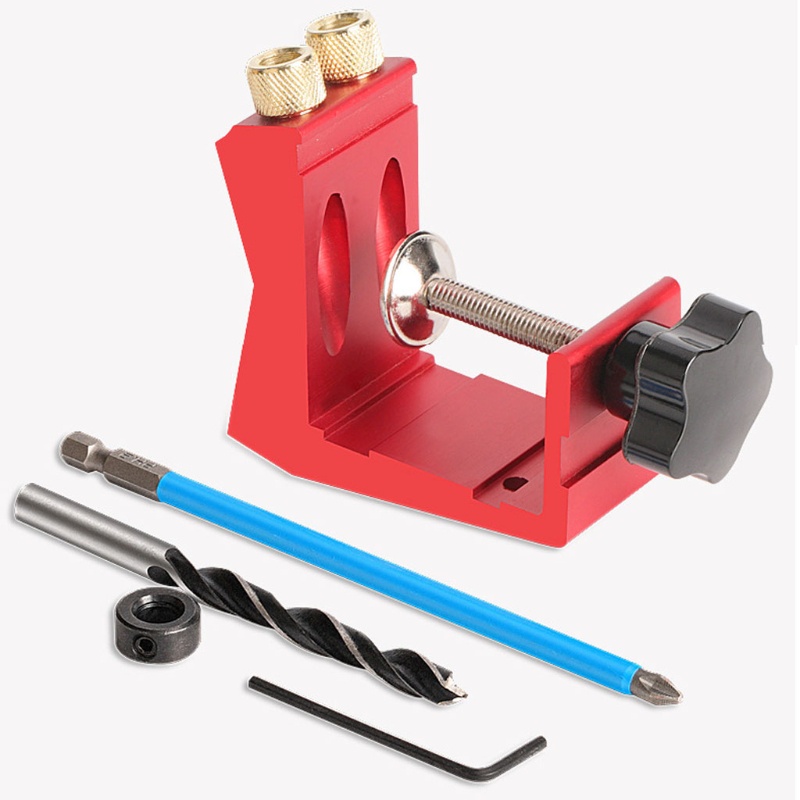 Phụ Kiện Bằng Hợp Kim Nhôm 15 Inch Chất Lượng Cao ° Phụ Kiện Cố Định Khoan Gỗ DIY Phù Hợp Cho Đồ Nội Thất Carpenter Locat
