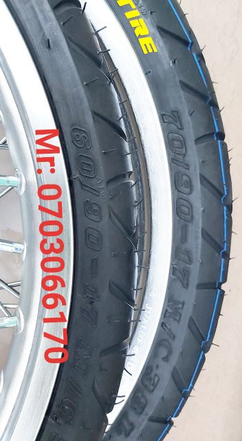 CẶP BÁNH CĂM SONIC NIỀN NHÔM BAN ZAI THÁI 1.4 1.4ĐÙM CĂM MẠ CROM, VỎ CRV THÁI 60.90,70.90