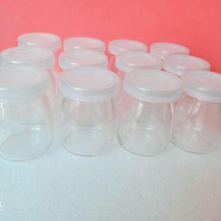 Combo 12 lọ thủy tinh làm sữa chua
