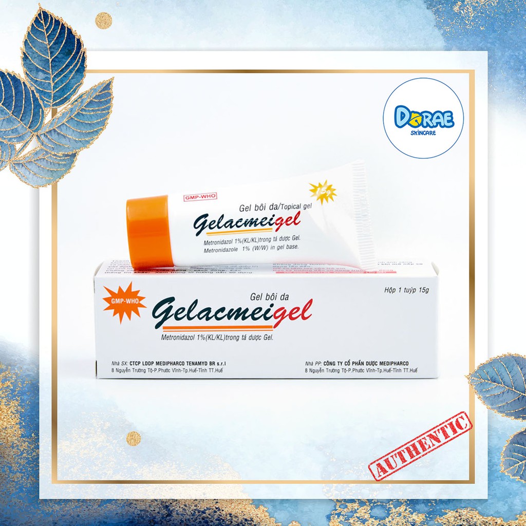 ✅[ Giảm mụn cấp tốc] Gel ngừa mụn, giảm thâm, kiểm soát nhờn Gelacmeigel 15g