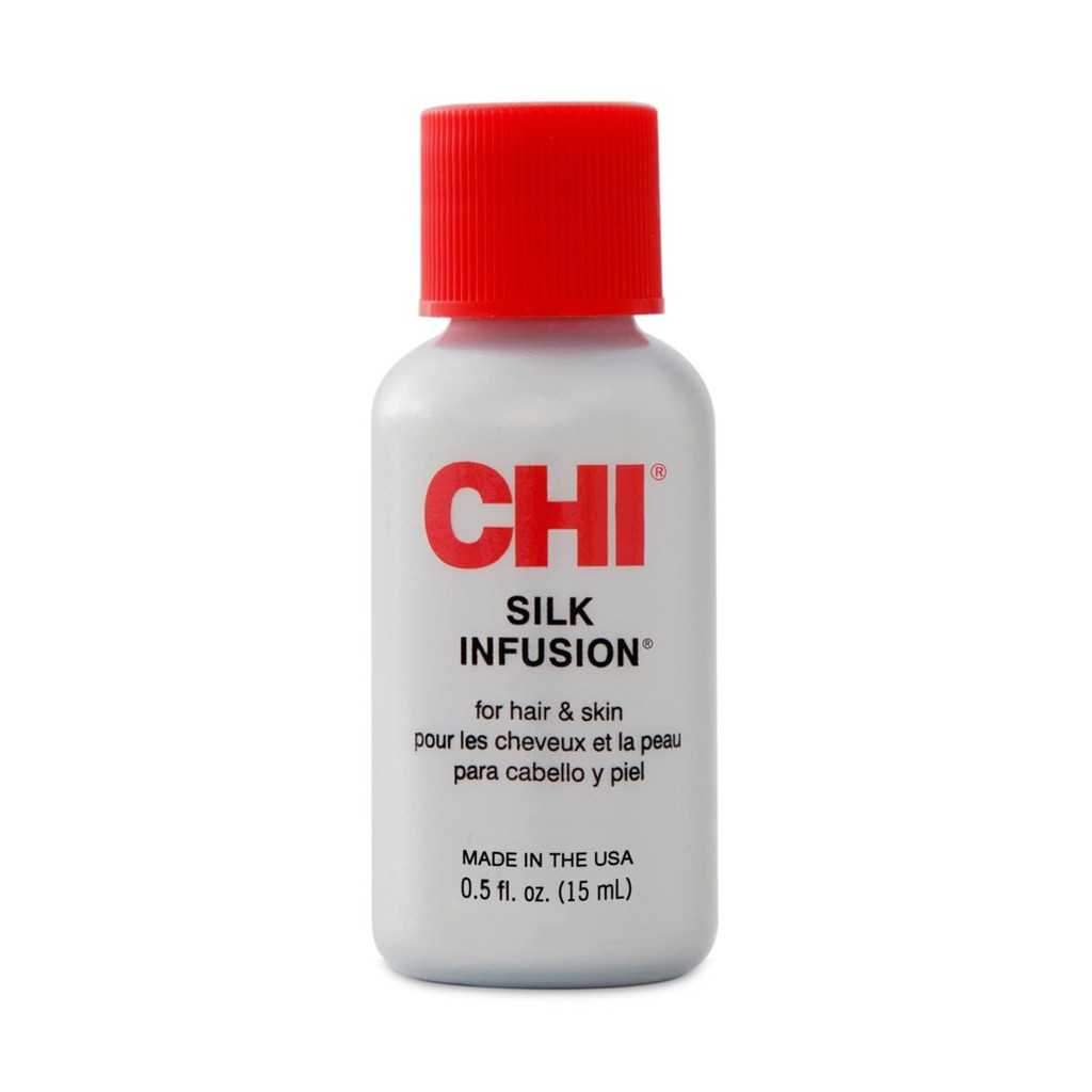 Tinh dầu dưỡng tóc khô xơ, hư tổn CHI Silk Infusion 15ml