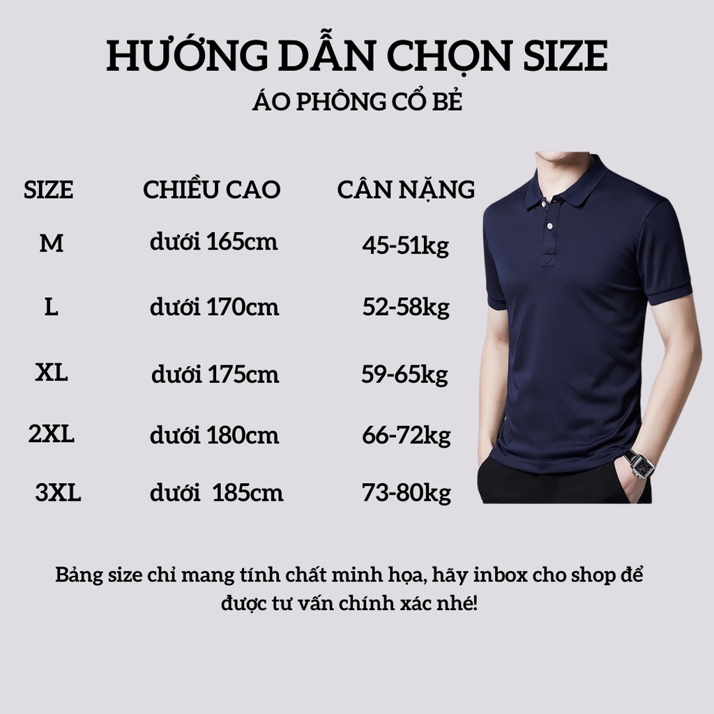 Áo phông nam Gavin cổ bẻ chất liệu cotton cá sấu co giãn thấm hút mồ hôi  (ACB)