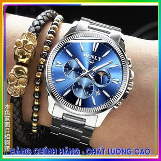 [HÀNG CAO CẤP] Đồng hồ Nam BENLY 9909 Anh Quốc - Lịch mặt Trăng Đẳng cấp