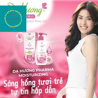 dung dịch vệ sinh phụ nữ Dạ Hương Pharma Moisturizing thành phần từ thiên nhiên chai 120ml ( dưỡng ẩm )