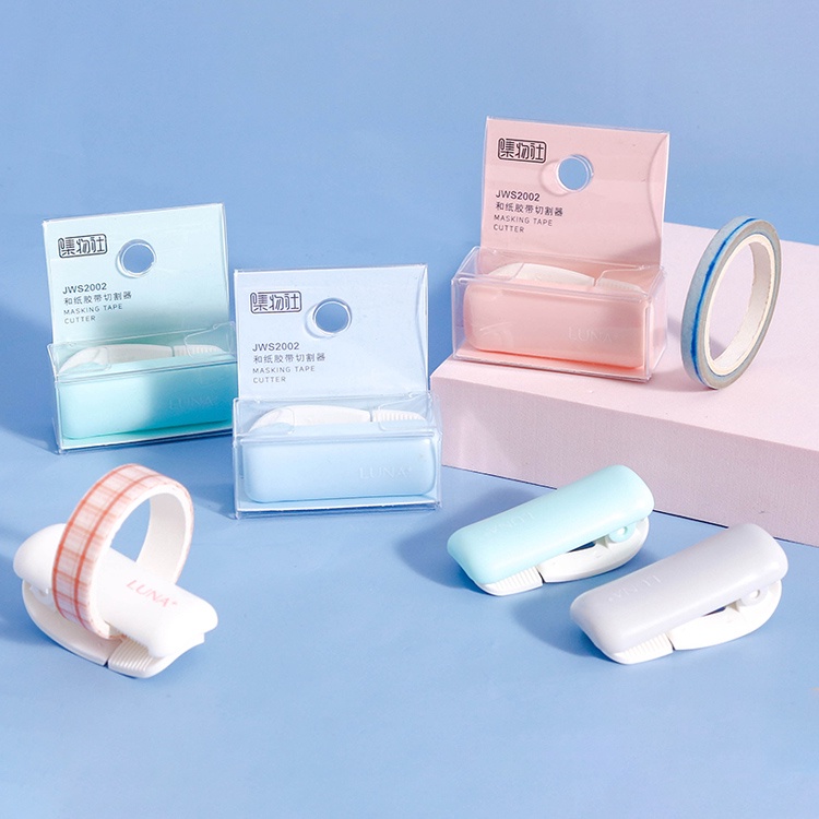 Dụng Cụ Cắt Băng Keo Mini Màu Kẹo 6-30mm