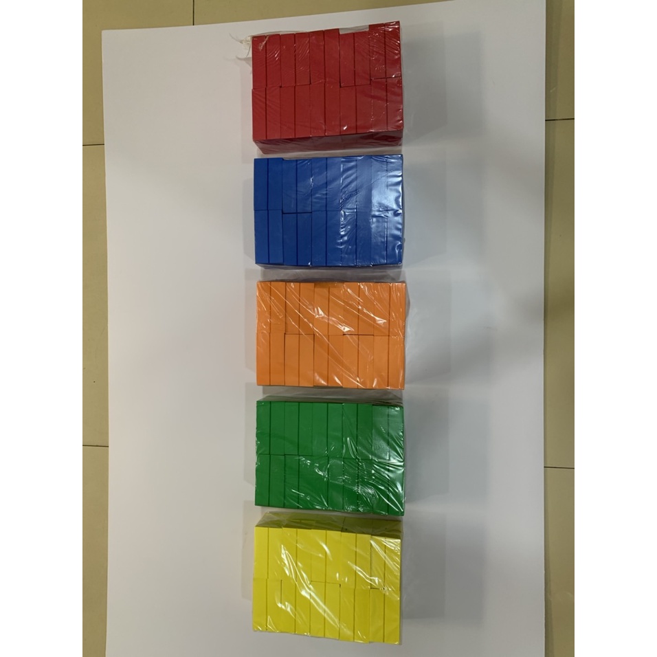 Gạch bằng xốp cho trẻ mầm non loại bé 3.5cmx 5cmx 9cm