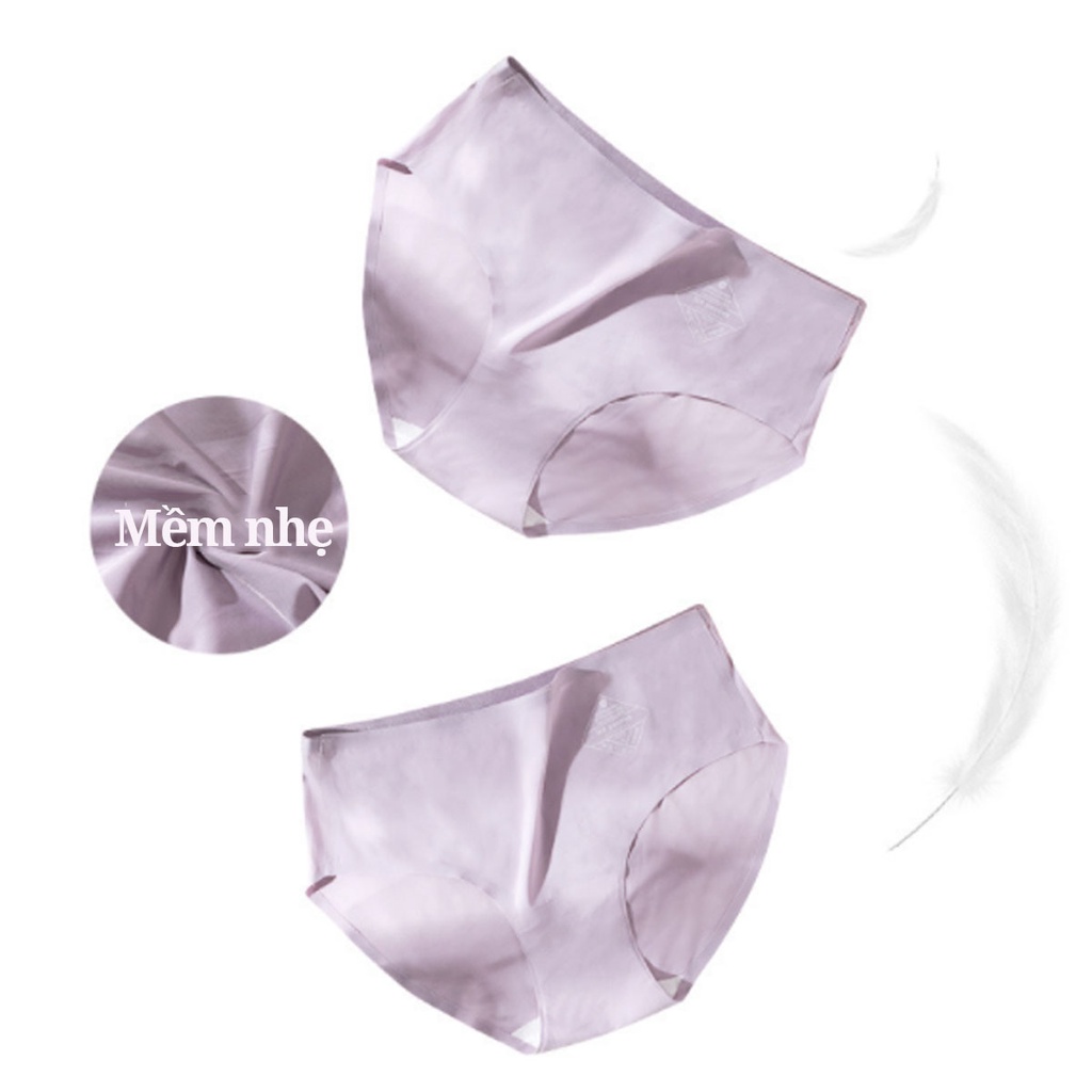 Quần lót nữ lụa băng mỏng nhẹ không viền tàng hình, co giãn 4 chiều thông thoáng Missie Q04