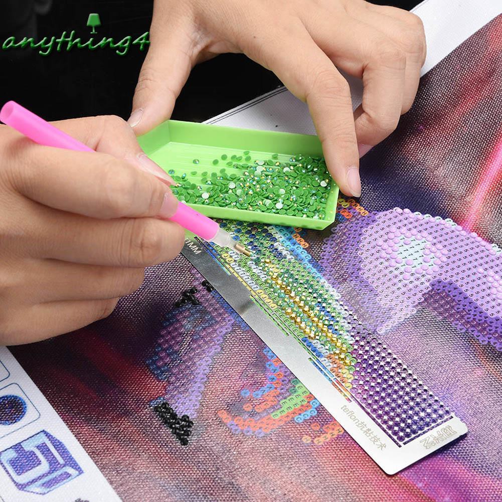 Thước đo kích thước đá giả làm tranh đính đá bằng thép không gỉ DIY