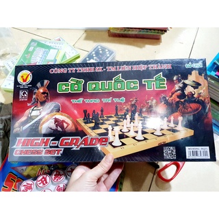 Bộ cờ vua quốc tế bàn nhựa cao cấp cho bé - Bàn cờ vua quốc tế