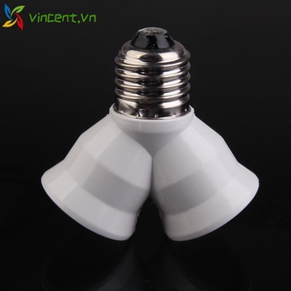Đui Đèn Chuyển Đổi 1 Thành 2 Đui Đèn E27