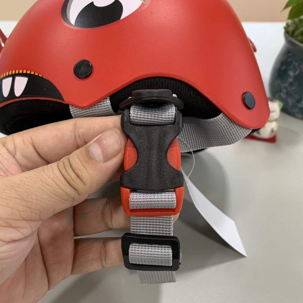 Mũ bảo hiểm khủng long cho bé, 5 màu, cho bé từ 1 tuổi - Mũ bảo hiểm scooter and ride cho bé