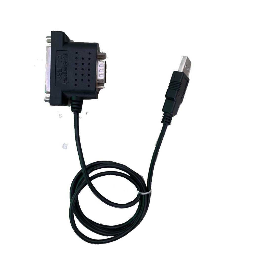 Cáp chuyển ZTEK 421 2 đầu USB sang com 9 chân + com 25 lỗ