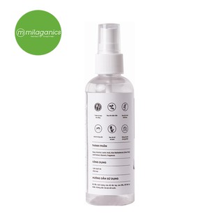 Xịt Rửa Tay Milaganics Oải Hương 100ml