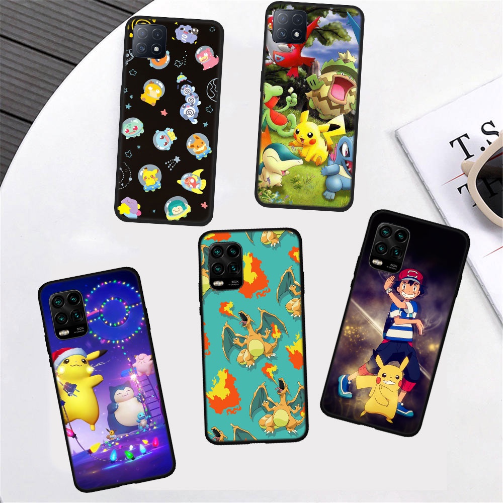 Ốp Điện Thoại In Hình Pokemon Dễ Thương BN36 Cho Samsung Galaxy M02 A02 A03S A6 A7 A8 A9 A10 A10S Plus