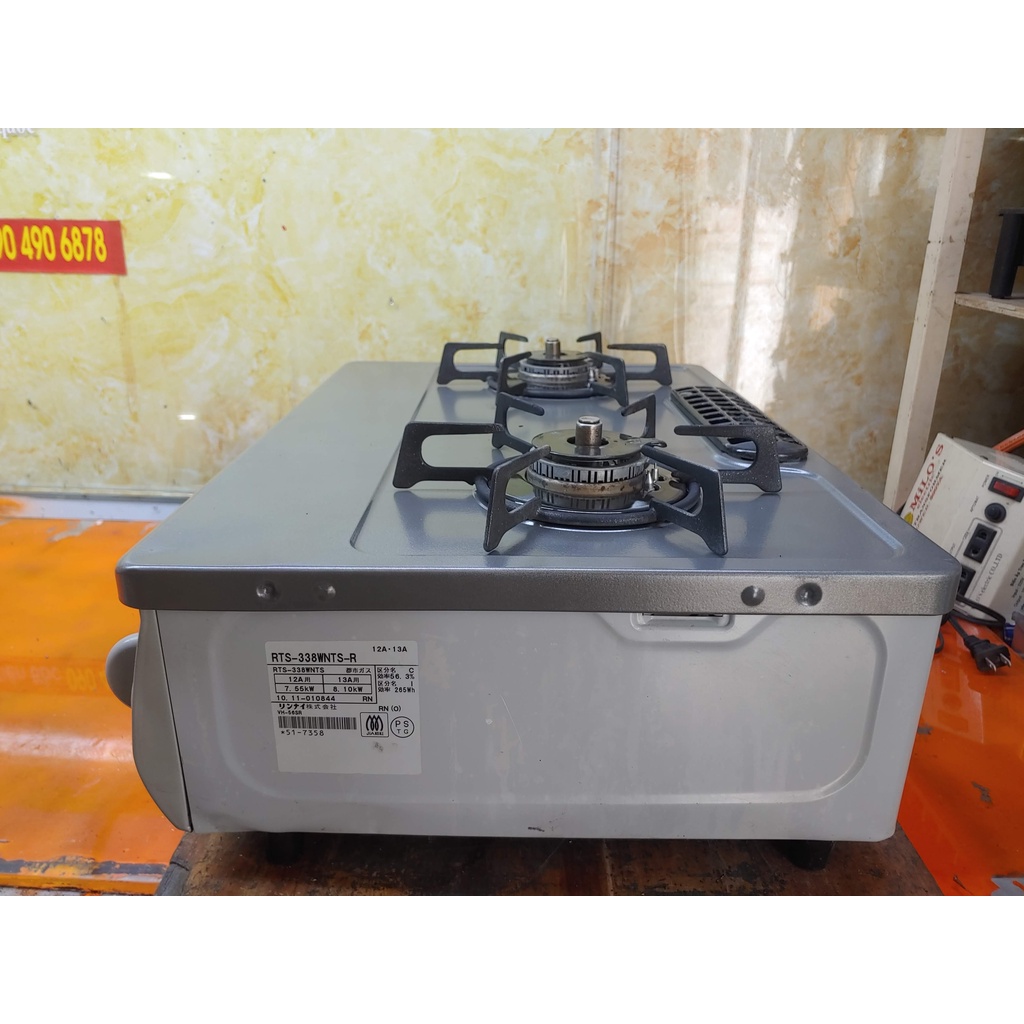 Bếp gas nội địaRinnai VH-56SR 010844 Tặng nguồn 3V giá 1,2triệu 1 đổi 1 KẾT BẠN ZALO 0909306149 GỬI HÌNH &VIDEO THỬ BẾP