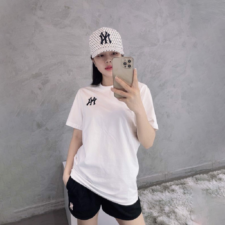 Mũ Nón MLB NY Trắng Monogram Baseball Cap White Full Tag Code