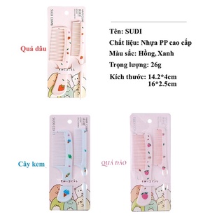 Combo 2 lược chải tóc nhựa cao cấp