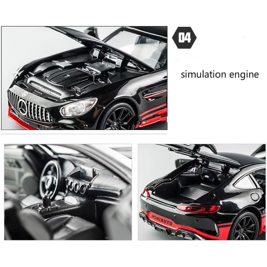 [Mã LIFE0503TOYS1 giảm 10% đơn 150k] Mô hình xe kim loại Mercedes-Benz AMG GT-R tỷ lệ 1:32