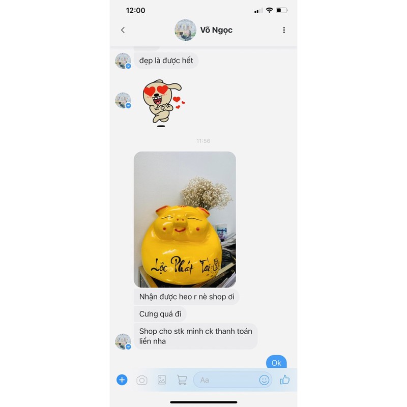 Heo đất tiết kiệm phệ híp to 30x35cm