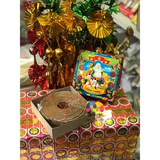 Hương vòng hình ông phỗng nhỏ loại 1 ngày - Vàng Mã Kim Thu