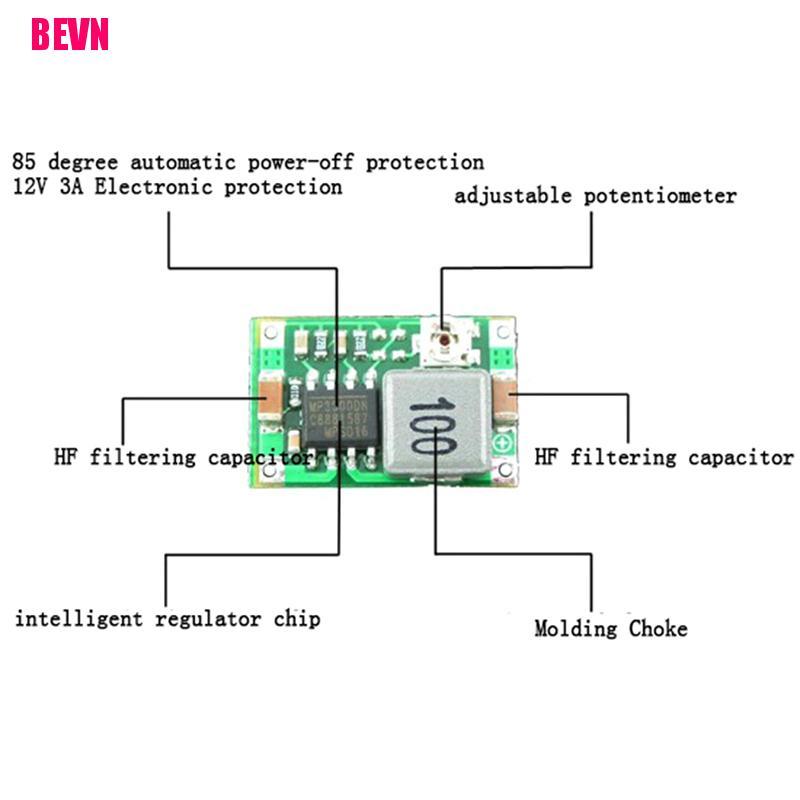 Bộ Giảm Điện Áp Từ 5v-23v Sang 3.3v 6v 9v Chuyên Dụng
