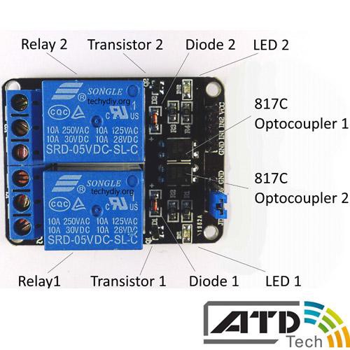 Module relay 2 kênh