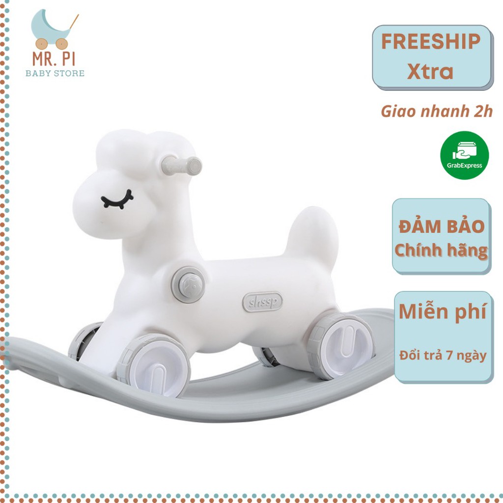 Ngựa Bập Bênh Kiêm Xe Chòi Chân 2in1 Cho Bé, Xe Chòi Chân 2in1 Xe Tập Đi vui nhộn (Mới 2021 Cao Cấp)